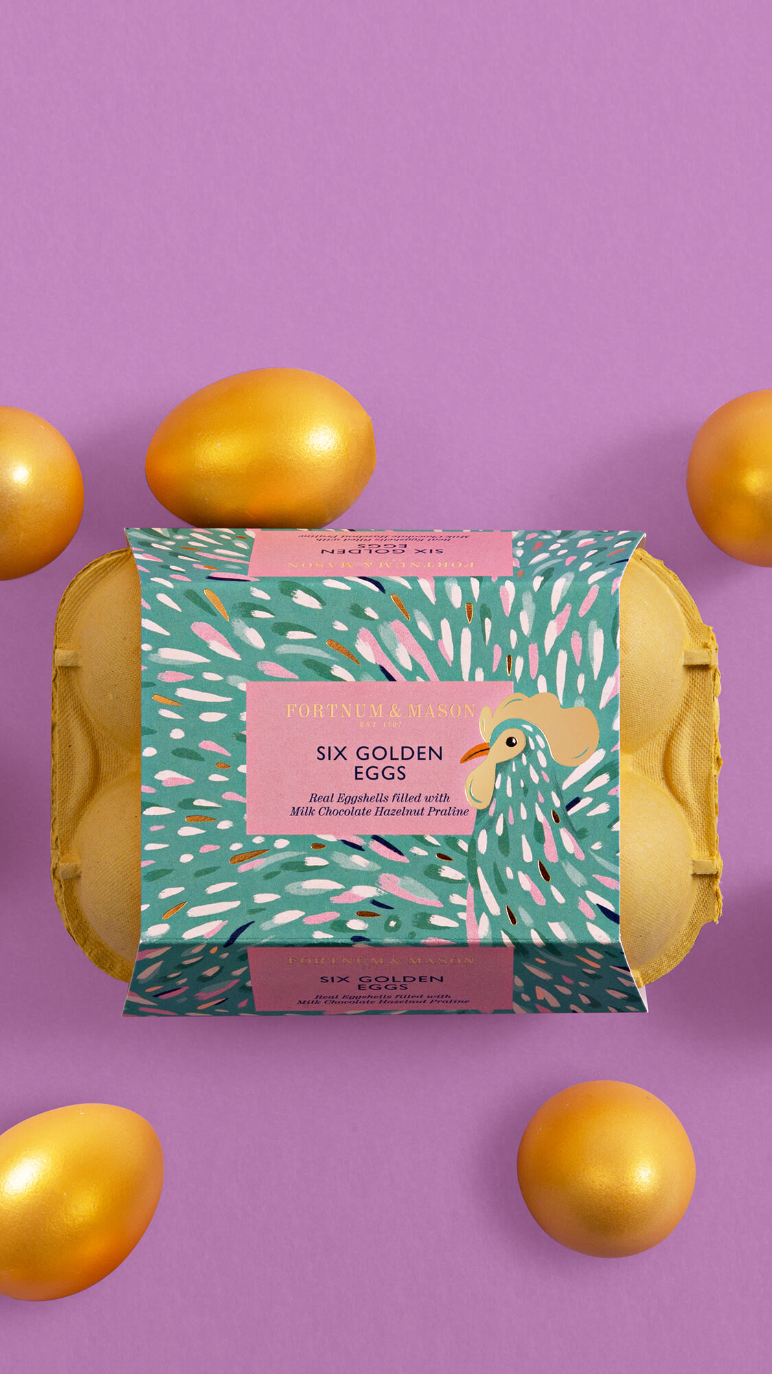 Luxury packaging design for Fortnum & Mason Easter Range by Together Design London