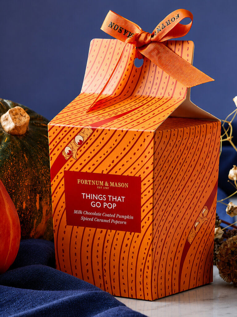 Luxury packaging design for Fortnum & Mason Halloween Range by Together Design London