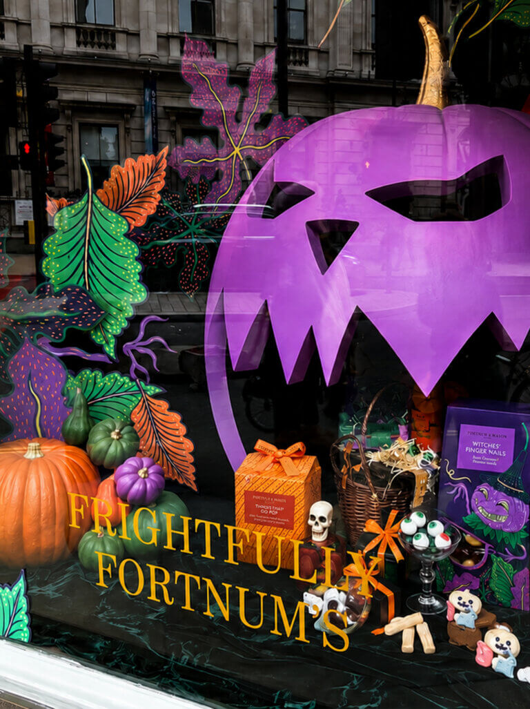Luxury packaging design for Fortnum & Mason Halloween Range by Together Design London