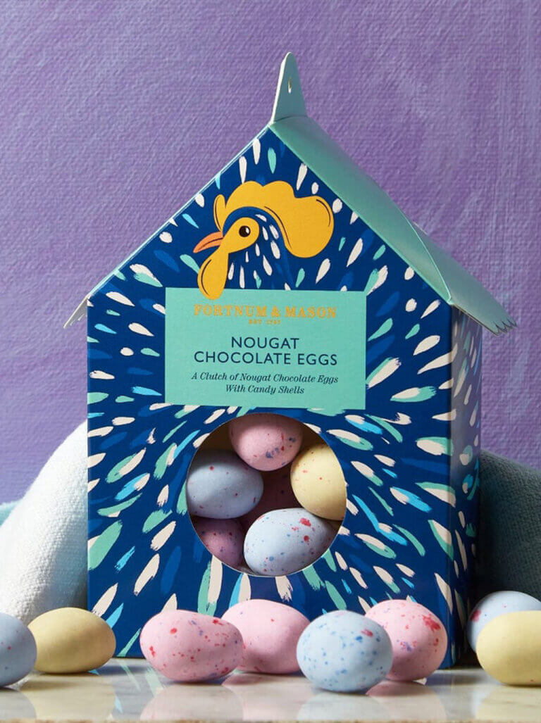 Luxury packaging design for Fortnum & Mason Easter Range by Together Design London