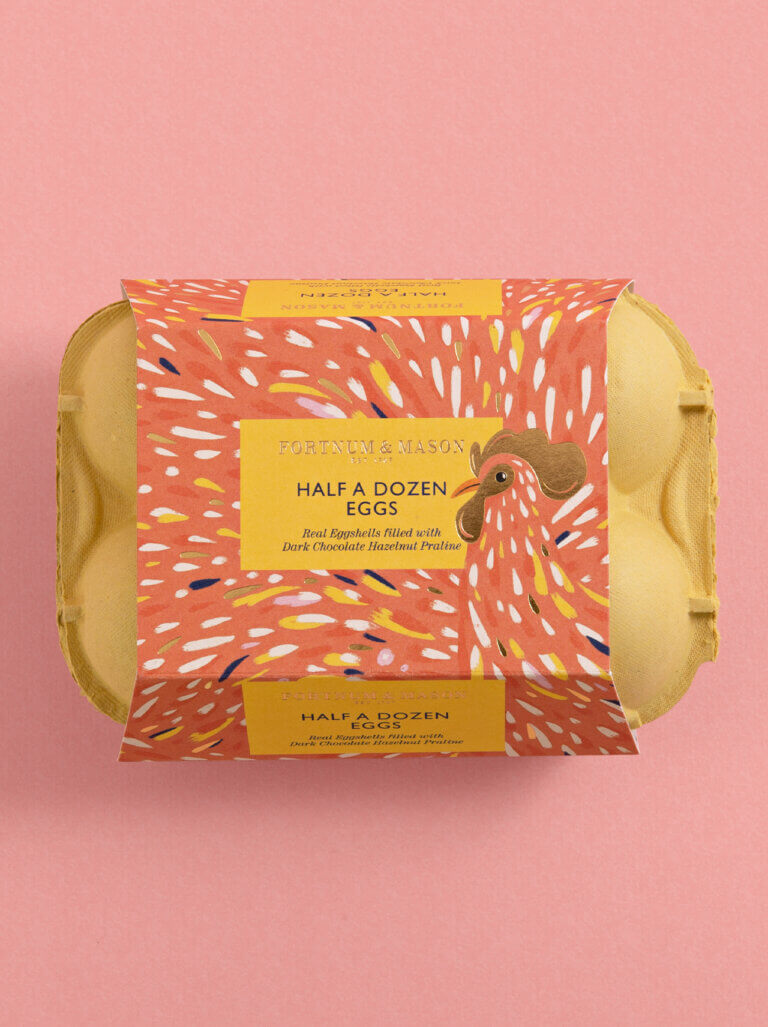 Luxury packaging design for Fortnum & Mason Easter Range by Together Design London