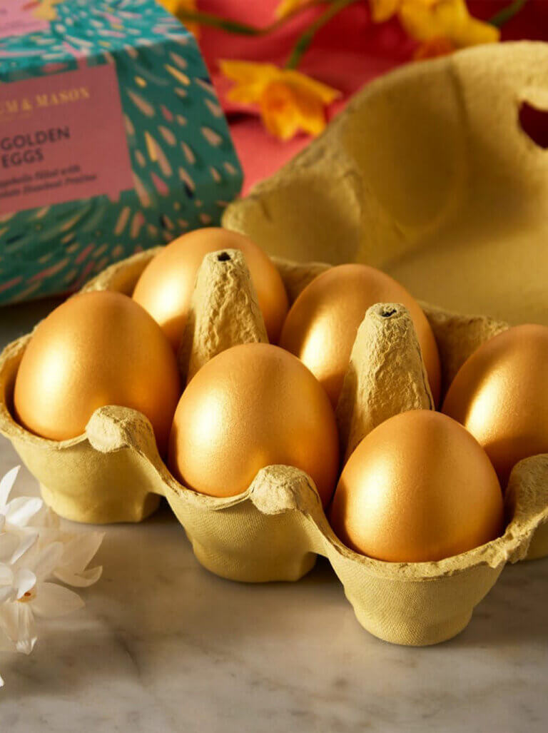 Luxury packaging design for Fortnum & Mason Easter Range by Together Design London