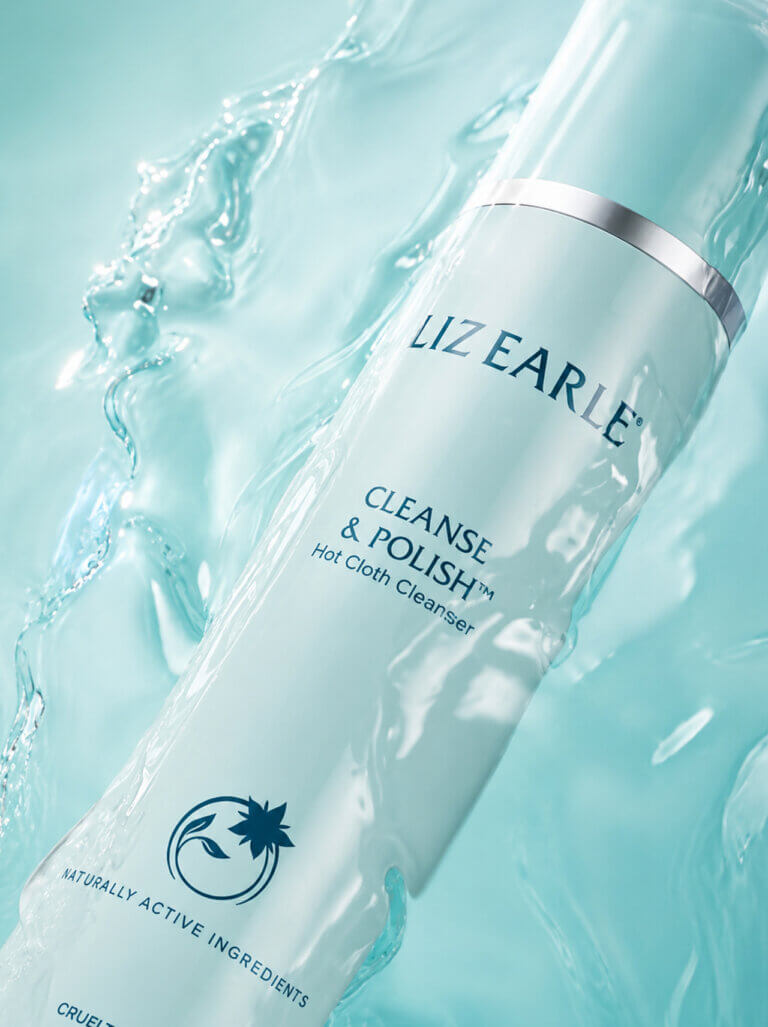 Liz Earle premium skincare branding and packaging design by Together Design London