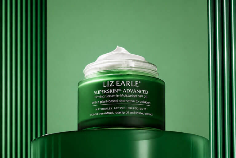 Liz Earle premium skincare branding and packaging design by Together Design London