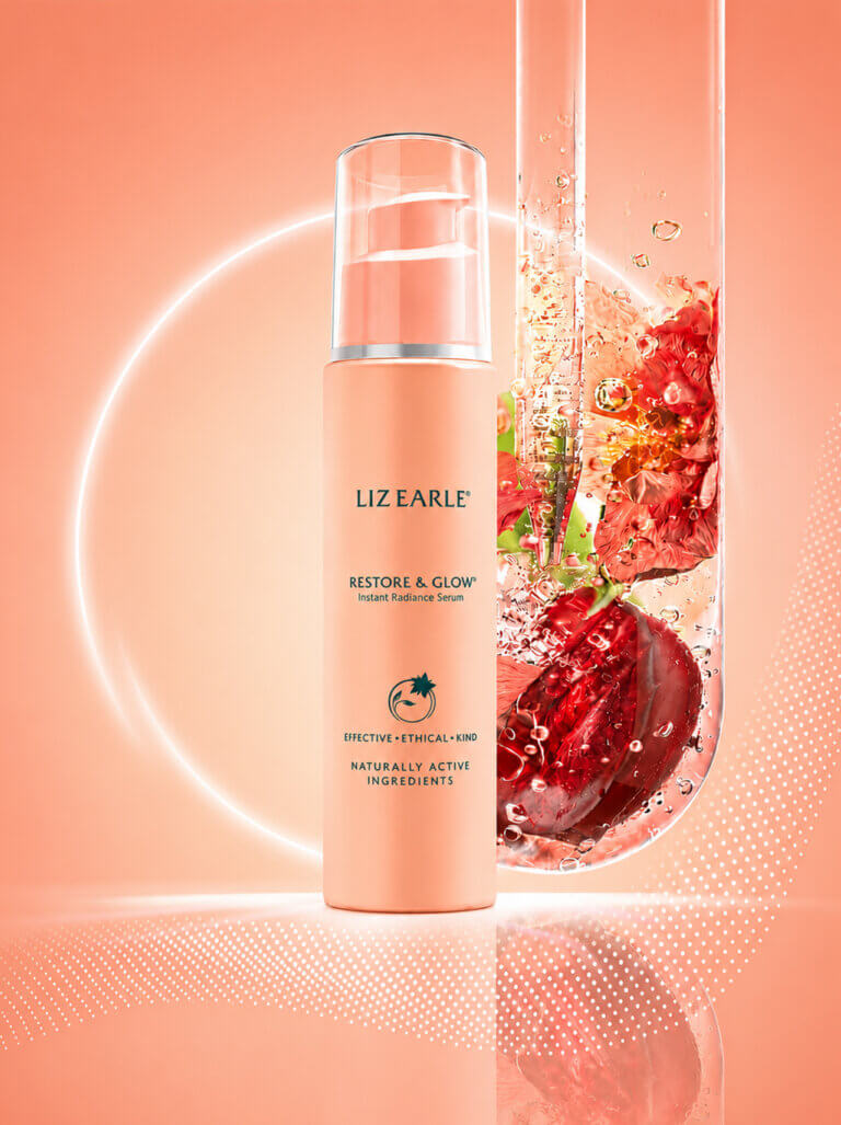 Liz Earle premium skincare branding and packaging design by Together Design London