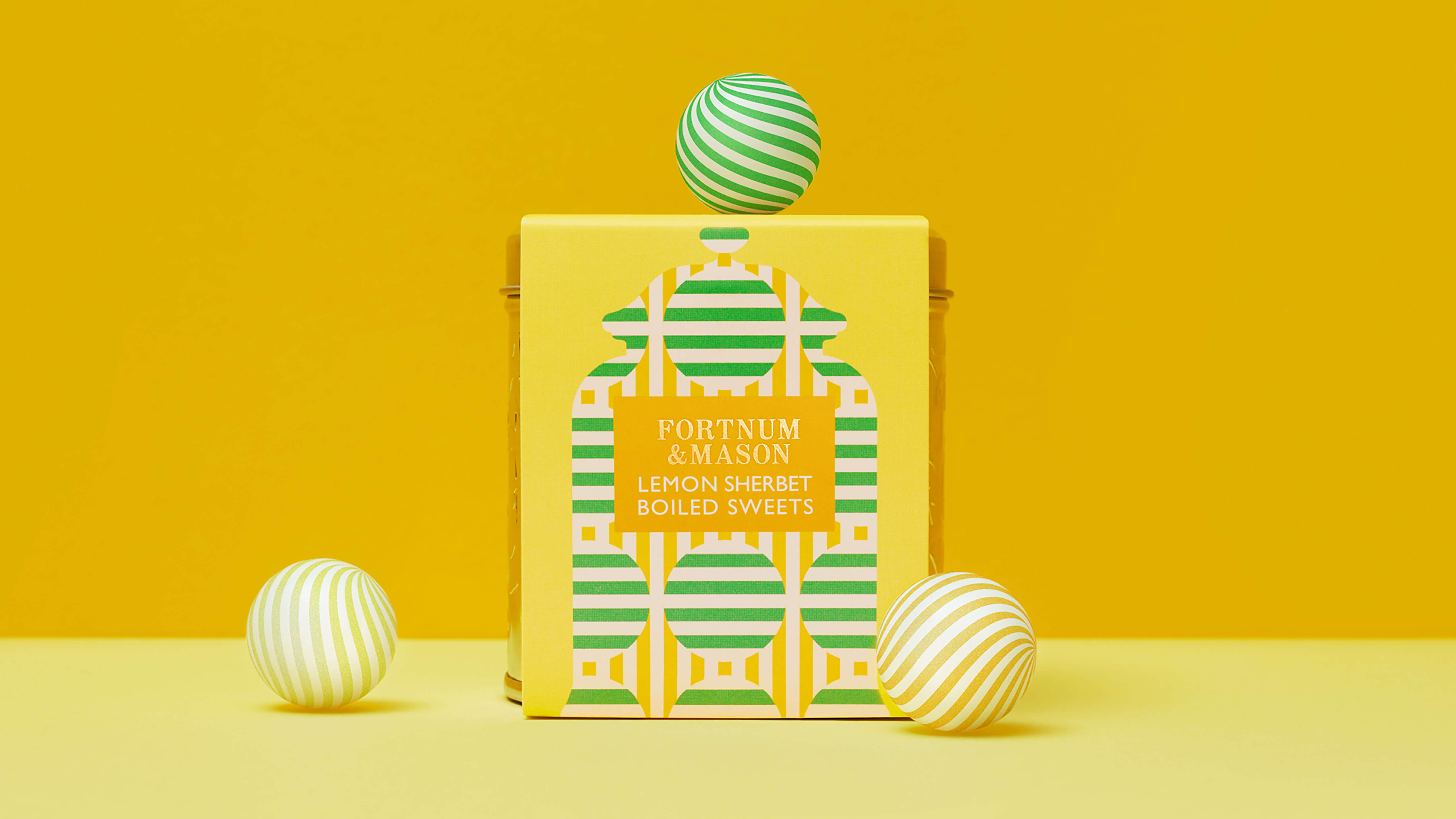 Luxury packaging design for Fortnum & Mason Boiled Sweets Confectionary by Together Design London