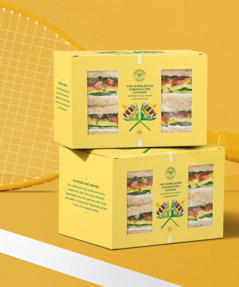 Wimbledon Food and Drink Packaging