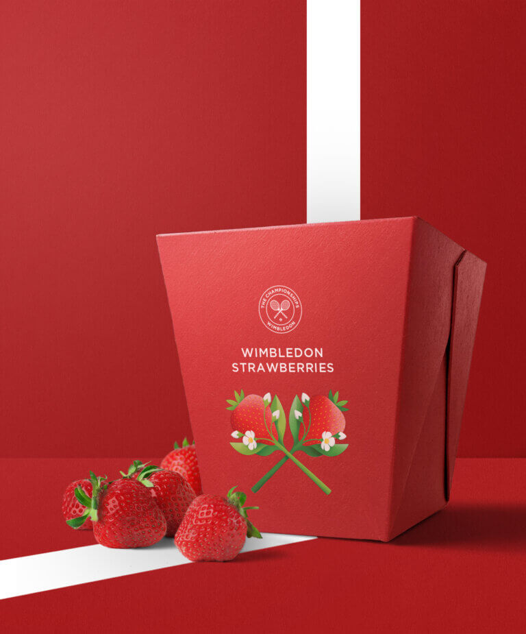 Wimbledon Strawberries Food and Drink Packaging