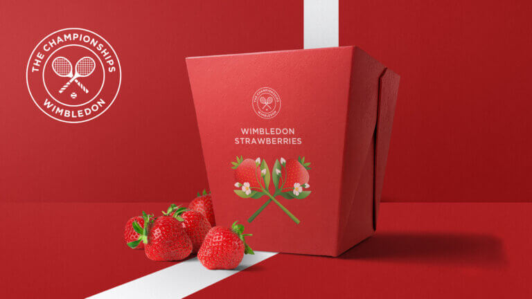Wimbledon Food and Drink Strawberries Packaging