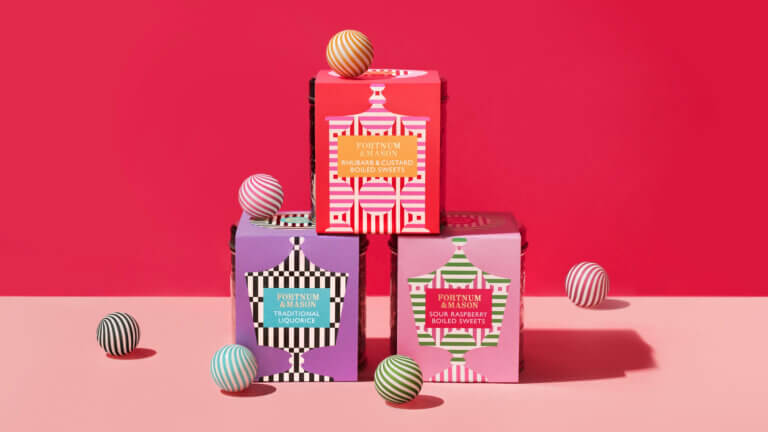 Fortnum & Mason Boiled Sweets Packaging Design Confectionery Food & Drink Branding
