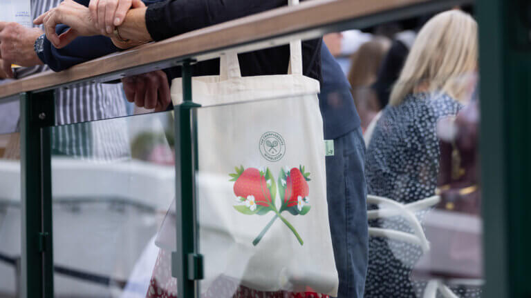 Wimbledon Food and Drink Packaging Tote Bag