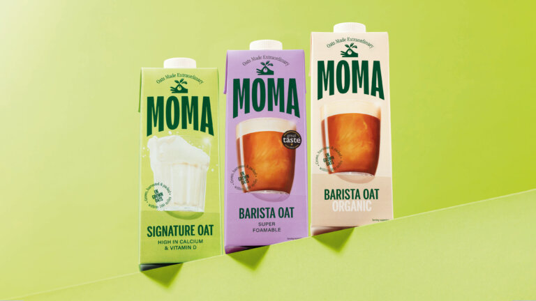 Moma Foods Rebrand and Packaging Design by Together Design London