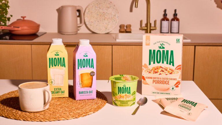 Moma Foods Rebrand and Packaging Design by Together Design London