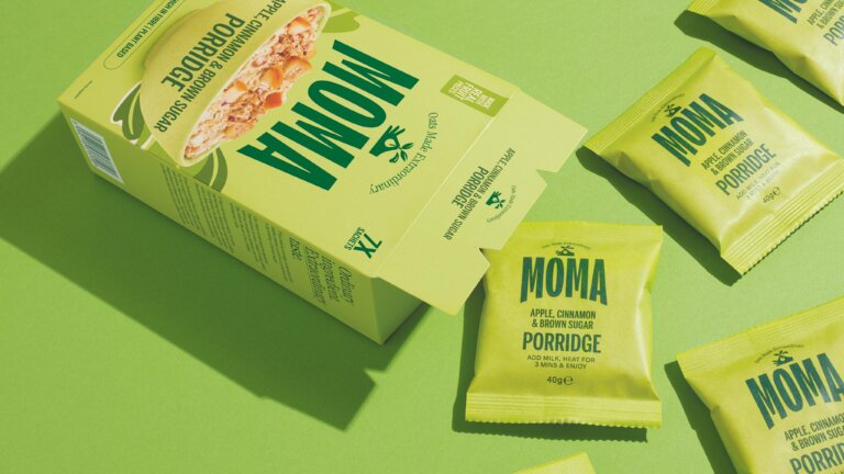 Moma Foods Rebrand and Packaging Design by Together Design London