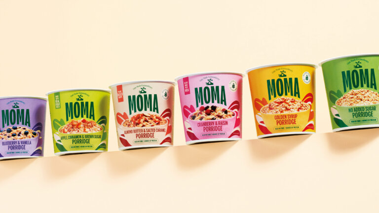 Moma Foods Rebrand and Packaging Design by Together Design London