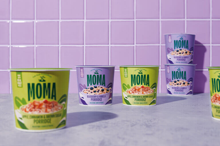 Moma Foods Rebrand and Packaging Design by Together Design London