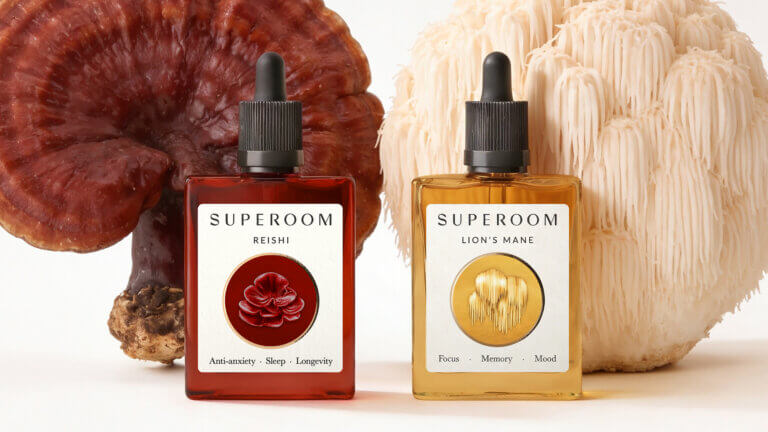 Superoom Functional Mushrooms Packaging Design Together Design London