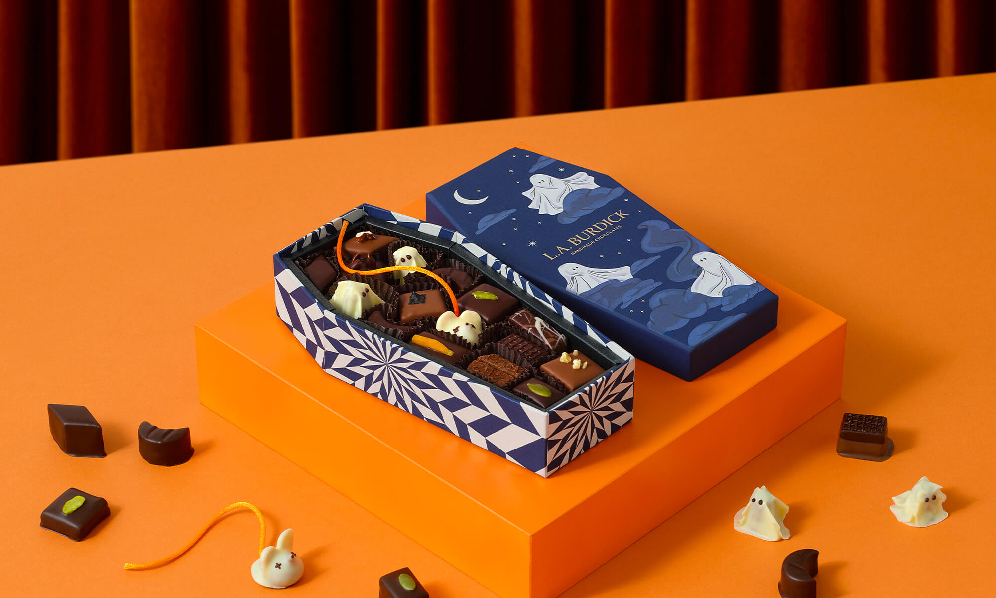 L.A. Burdick Halloween Packaging design by Together Design London