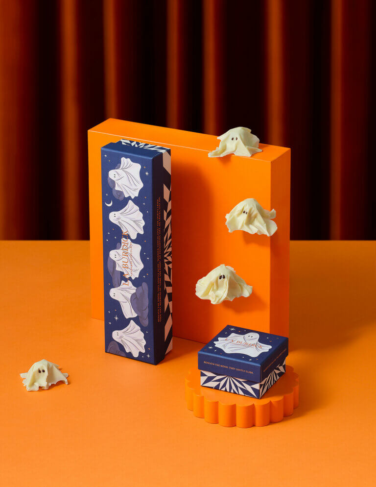 L.A. Burdick Halloween Packaging design by Together Design London
