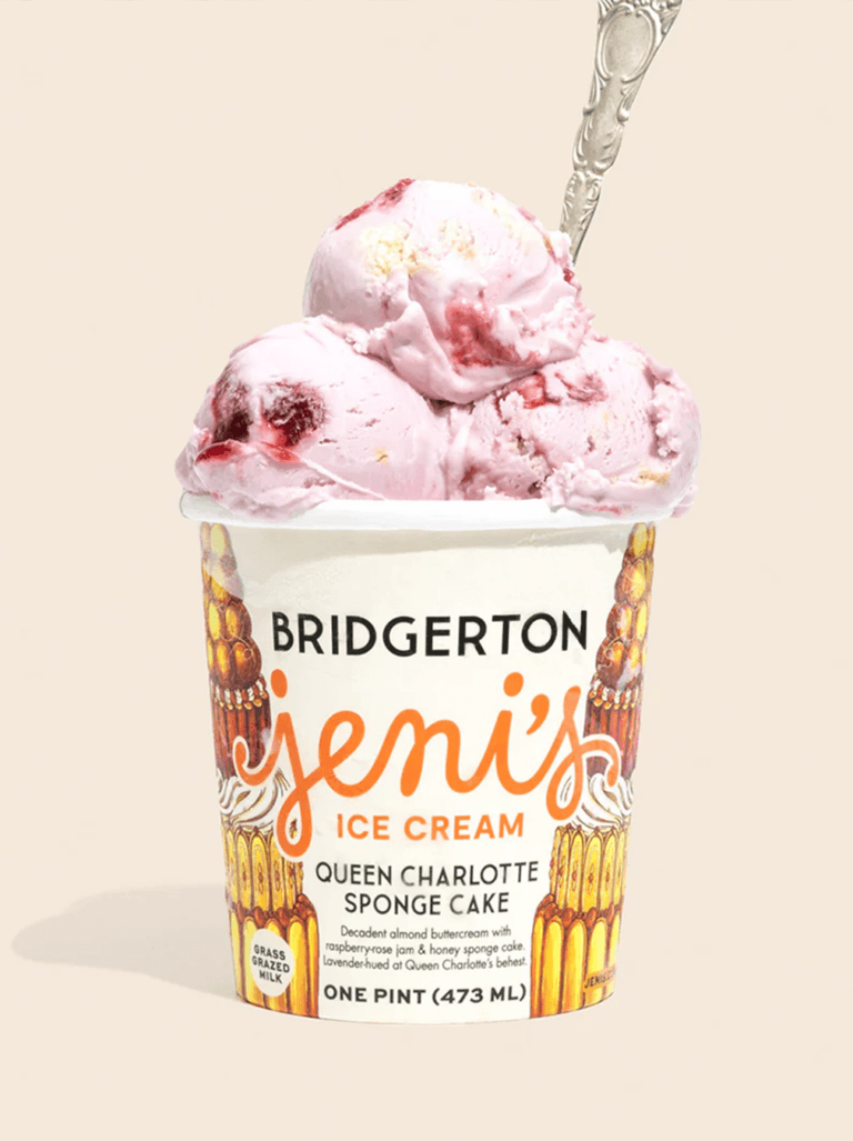 Jenis and Bridgerton Collaboration Packaging Design by Together Design London